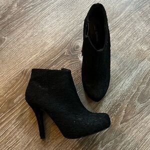 Black Lace Booties